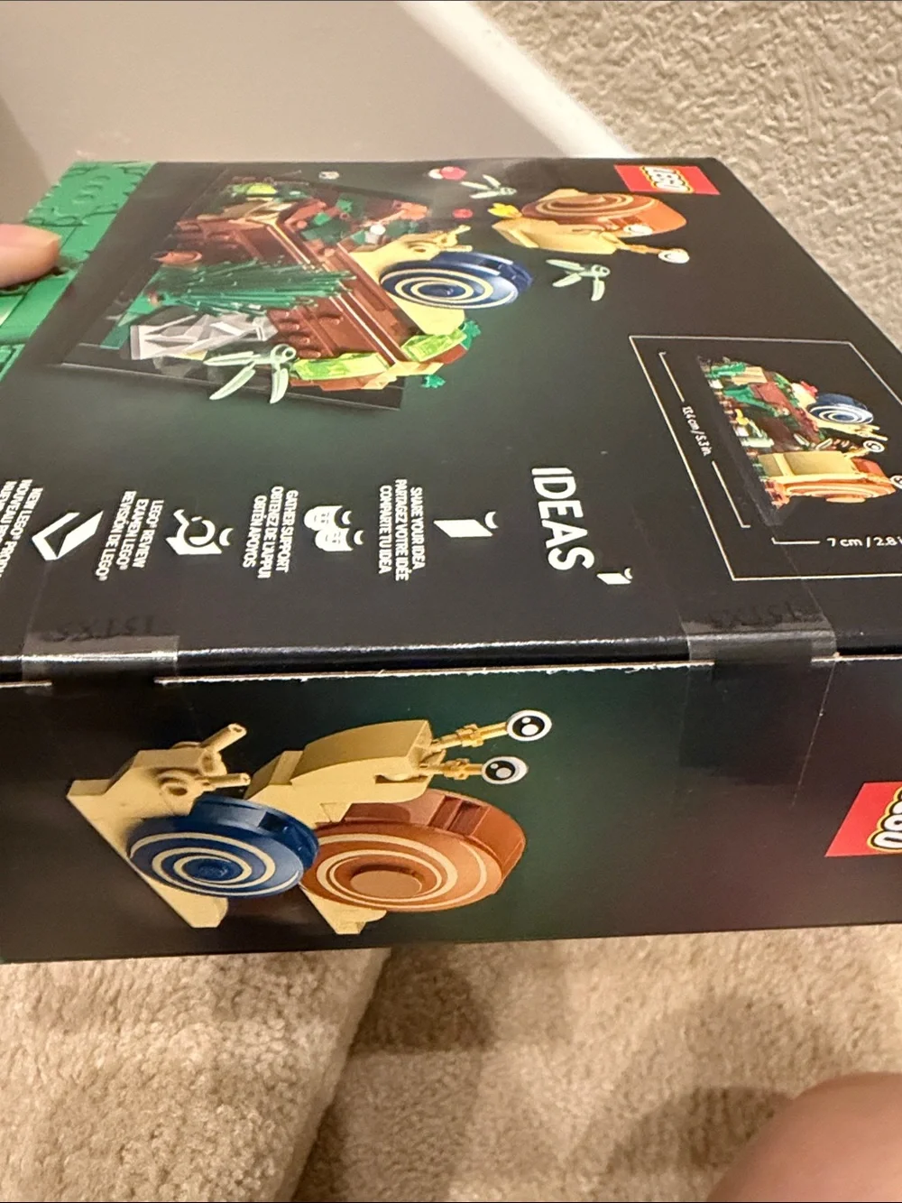 LEGO Friendly Snails Building Set - Blue, Brown & Tan Snails - sealed